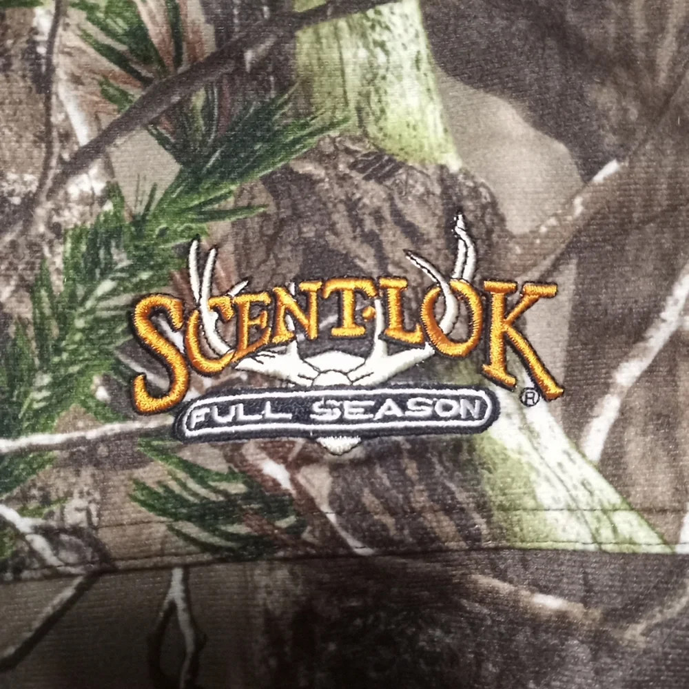 Scent Lok Full Season Base Layer Realtree Fleece Camo Jacket Mens Size Large - Picture 4 of 16